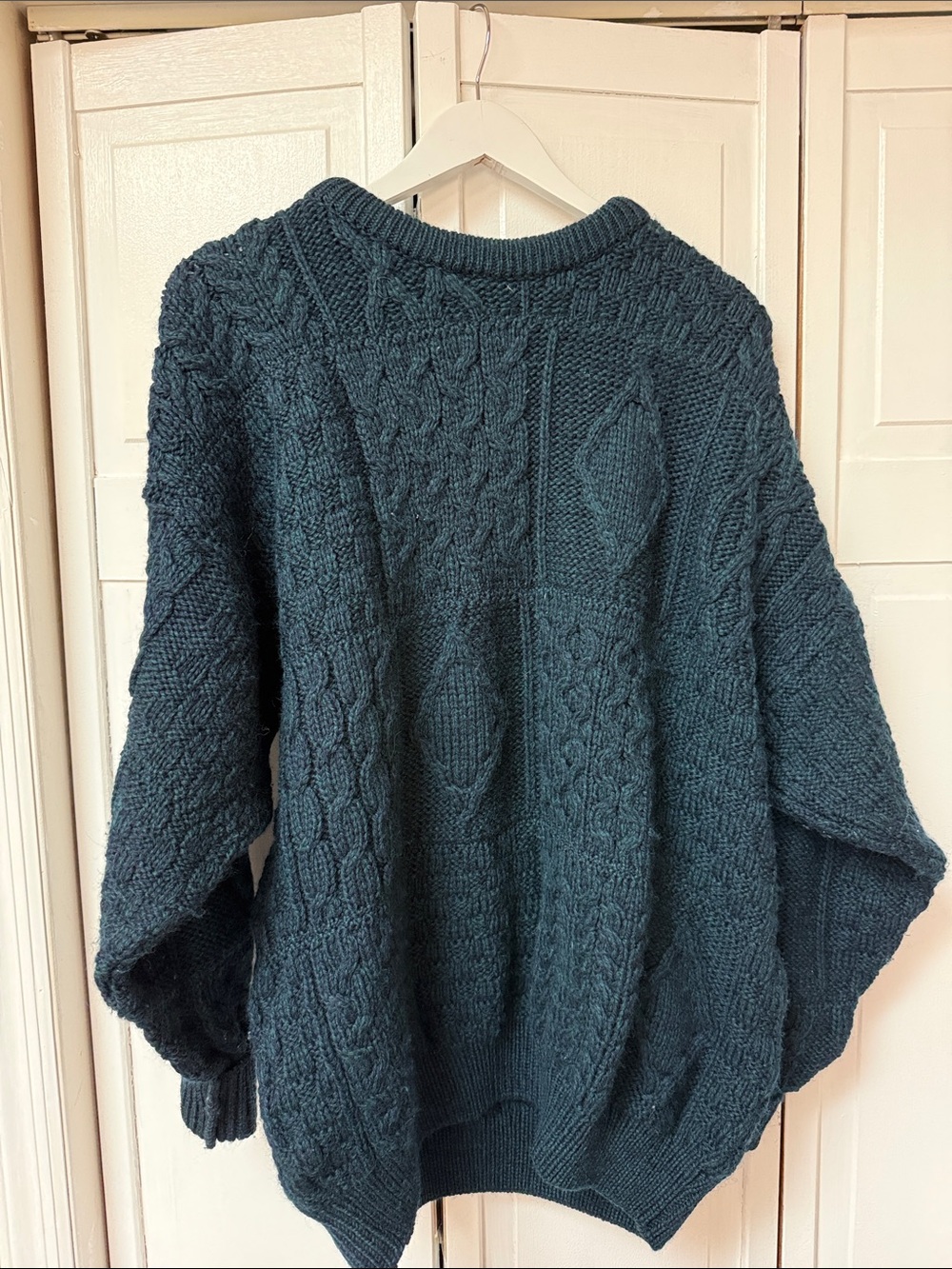 Vintage Aran Crafts Ireland Wool Sweater